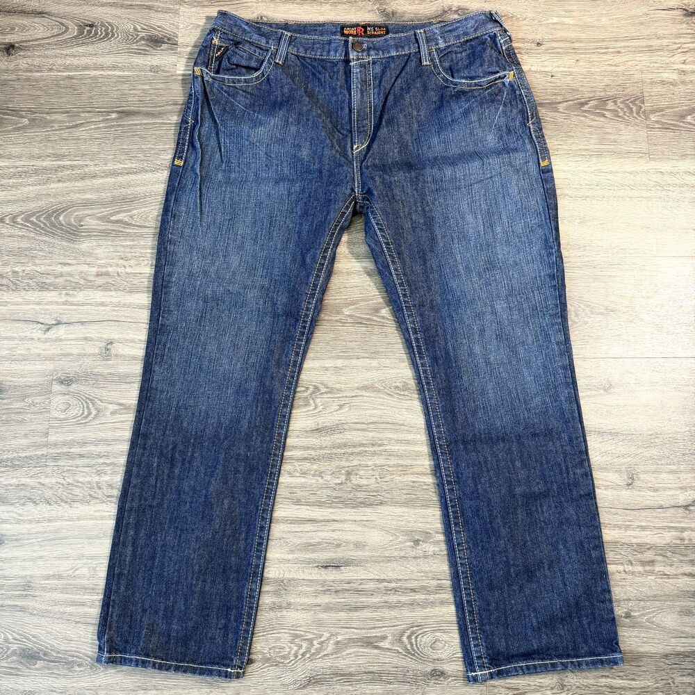 Ariat FR M5 Slim Straight HRC2 Denim Jeans Mens 44x34 Flame Resistant Work Pants